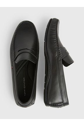 کفش لوفر مشکی مردانه پاشنه کوتاه (1 - 4 سانتی متر) Tommy Hilfiger - کد 924244416