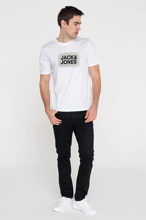 تیشرت سفید مردانه رگولار Jack & Jones - کد 923375827
