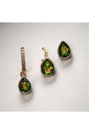 گوشواره استیل (فولاد) سبز استیل (فولاد) MODA - کد 923376089