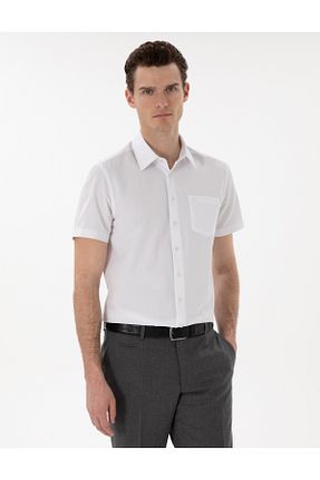 پیراهن سفید مردانه رگولار Pierre Cardin - کد 923332305