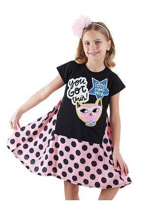 لباس مشکی بچه گانه بافت Denokids - کد 898540313