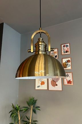 لوستر قهوه ای فلزی Bamyum - کد 923450410