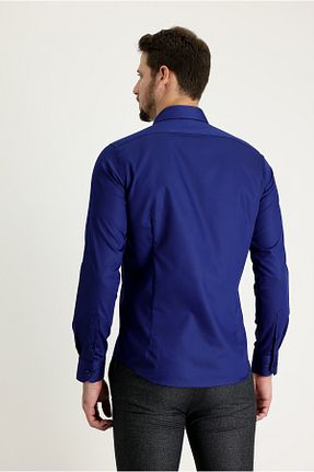 پیراهن نارنجی مردانه اسلیم فیت Kiğılı - کد 84931110