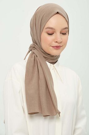 شال بژ زنانه پنبه پلی استر Madame Polo - کد 923446575