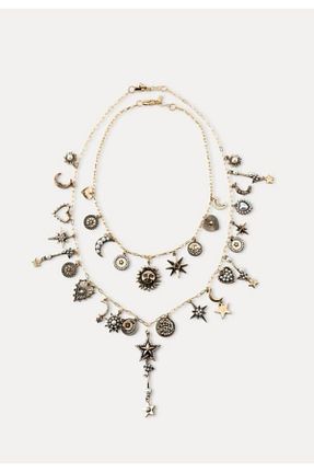گردنبند استیل ( فولاد ) طلائی استیل (فولاد) VenüsDesign - کد 923464279