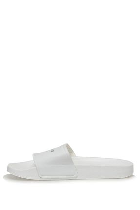دمپائی سفید مردانه پاشنه تخت U.S. Polo Assn. - کد 898665453