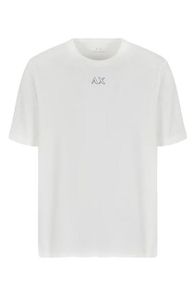 تیشرت سفید مردانه رگولار Armani Exchange - کد 923483719