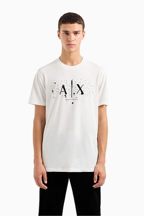 تیشرت سفید مردانه رگولار Armani Exchange - کد 923483872