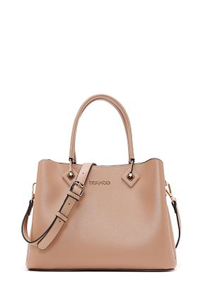 کیف دوشی قهوه ای زنانه چرم مصنوعی Derimod - کد 905929071