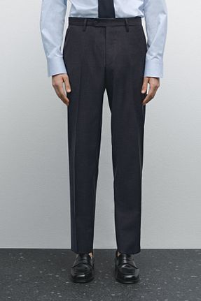 شلوار آبی مردانه پشمی Massimo Dutti - کد 923490845