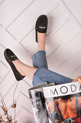 بابت طوسی زنانه چرم خالص NOSEY SHOES - کد 923493979