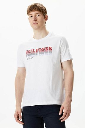 تیشرت طلائی مردانه رگولار Tommy Hilfiger - کد 923493660