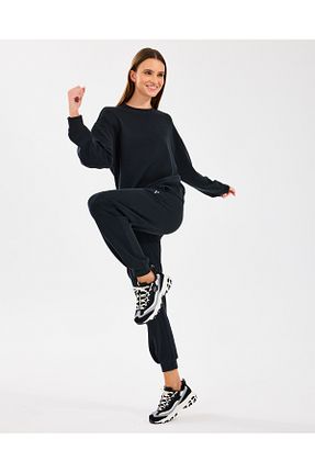 پائین تنه گرمکن اسپرت مشکی زنانه الاستین Skechers - کد 905786362