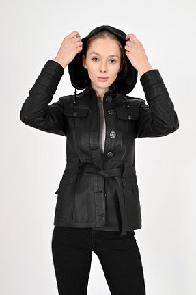 کت مشکی زنانه Fitted ALİN - کد 80907349