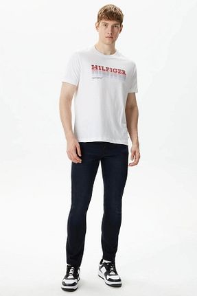 تیشرت طلائی مردانه رگولار Tommy Hilfiger - کد 923493660