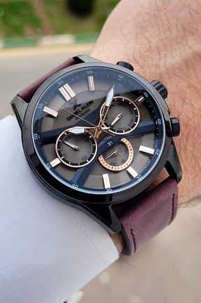 ساعت مچی مشکی مردانه 44 میلی متر Daniel Klein - کد 925441868