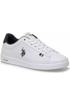 کفش اسنیکر سفید مردانه بند دار U.S. Polo Assn. - کد 44445968
