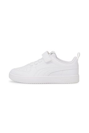 کفش پیاده روی سفید بچه گانه چرم مصنوعی Puma - کد 660261203
