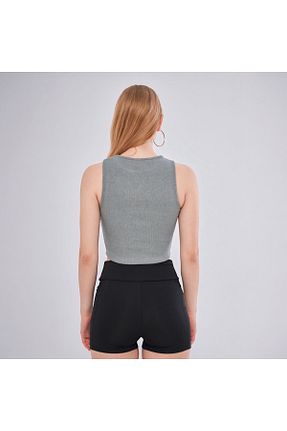 بلوز خاکی زنانه کراپ evable - کد 921055781