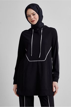 ست گرمکن حجاب مشکی زنانه رگولار Alvina - کد 924286276