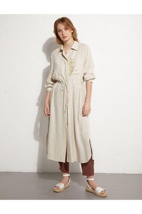 تونیک بژ زنانه رگولار Kayra - کد 745170317