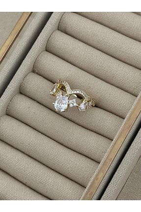 انگشتر جواهر رنگی زنانه زیرکن MyladyAccessoriess - کد 774043883