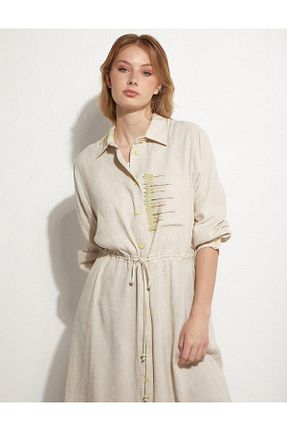 تونیک بژ زنانه رگولار Kayra - کد 745170317