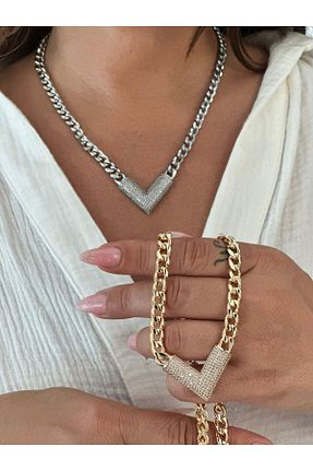 گردنبند استیل ( فولاد ) زنانه استیل (فولاد) MyladyAccessoriess - کد 852535290