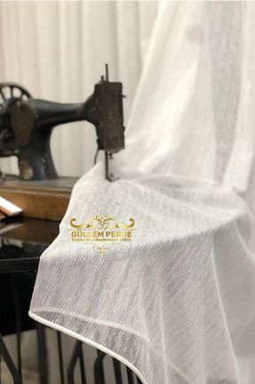 پرده توری نباتی ریل دار Gülsem Perde - کد 108422835