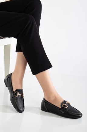 بابت مشکی زنانه چرم خالص SUİNS SHOES - کد 923659139