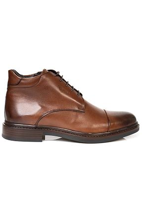بوت / نیم بوت قهوه ای مردانه چرم خالص Greyder - کد 763553024