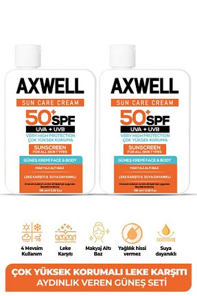 ست کرم ضد آفتاب AXWELL - کد 279813716