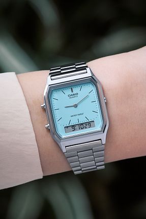 ساعت مچی سفید مردانه پلاستیک Casio - کد 793891018