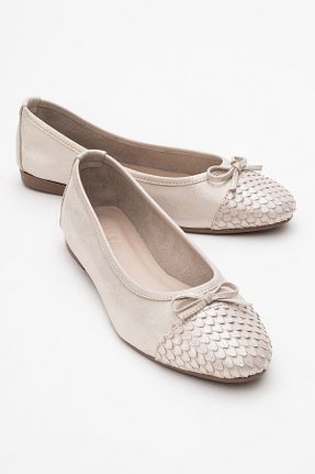 بابت بژ زنانه چرم خالص luvishoes - کد 47475873
