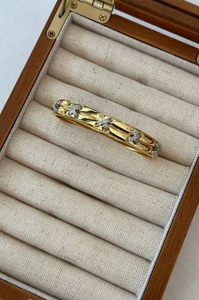 دستبند استیل (فولاد) زنانه روکش نقره MyladyAccessoriess - کد 751437831