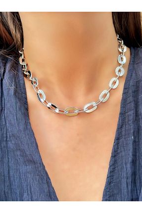 گردنبند استیل ( فولاد ) رنگی زنانه استیل (فولاد) MyladyAccessoriess - کد 854443518