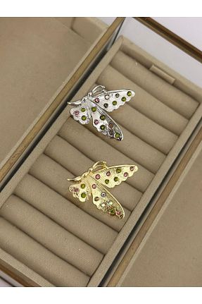 سنجاق سینه طلائی زنانه فلزی MyladyAccessoriess - کد 783944589
