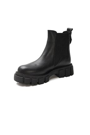 بوت / نیم بوت مشکی زنانه چرم خالص Greyder - کد 760109880
