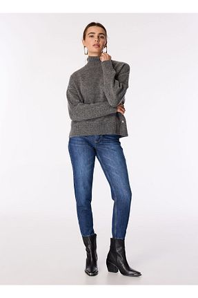 پلیور طوسی زنانه ساده Mustang - کد 924307340