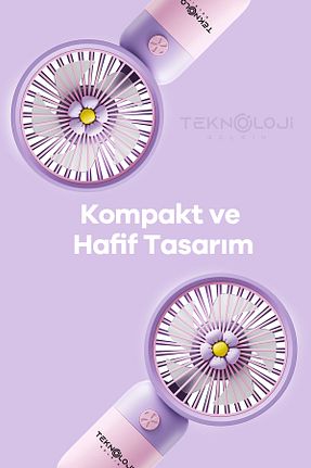 پنکه بنفش Mini Fan Teknoloji Gelsin - کد 923698621