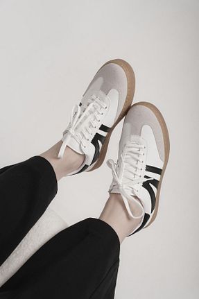 کفش اسنیکر سفید زنانه بند دار Stilbagshoes - کد 923705615