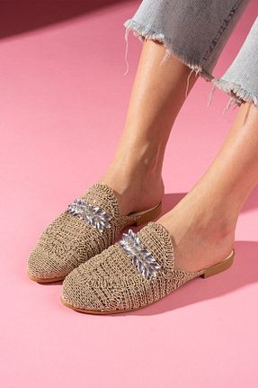 دمپائی بژ زنانه پارچه ای FUGA MODA - کد 810530026