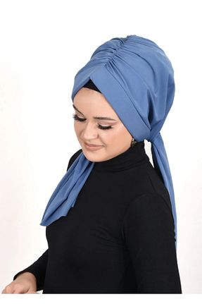 کلاه شنای حجاب آبی زنانه Nilbutik - کد 923746250