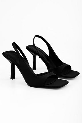 کفش پاشنه بلند کلاسیک مشکی زنانه چرم مصنوعی Shoeberry - کد 926916940