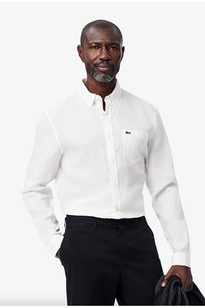 پیراهن سفید مردانه رگولار Lacoste - کد 923785950