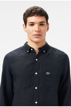 پیراهن مشکی مردانه رگولار Lacoste - کد 923785959