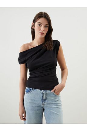 بلوز سبز زنانه ساده LC Waikiki - کد 924372599