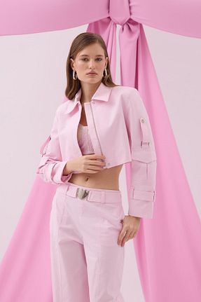 کت صورتی زنانه رگولار NOK İSTANBUL - کد 923797477