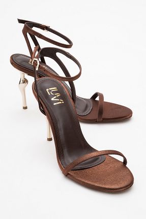 کفش مجلسی قهوه ای زنانه پارچه ای luvishoes - کد 923824949