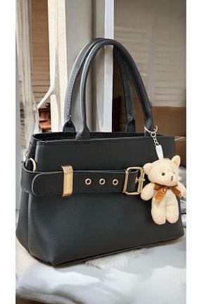 کیف دوشی مشکی زنانه چرم مصنوعی Mesisa - کد 923800197